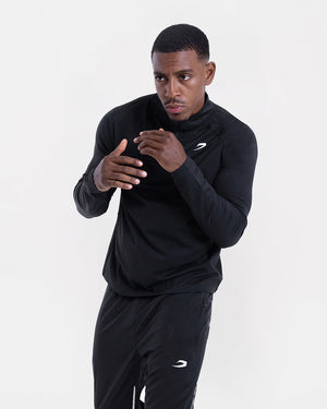 Valdes 1/4 Zip - Black