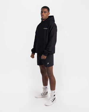 We Don't Play Boxing Oversized Hoodie - Black/Yellow