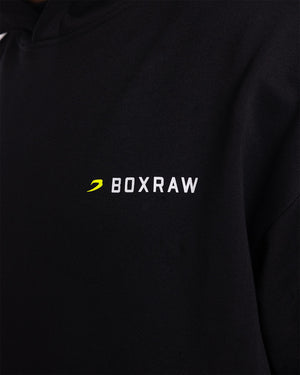 We Don't Play Boxing Oversized Hoodie - Black/Yellow