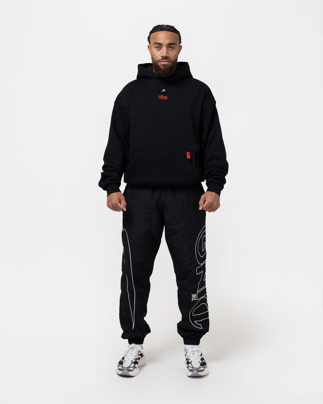 Ring x BOXRAW Fearless Oversized Hoodie - Black