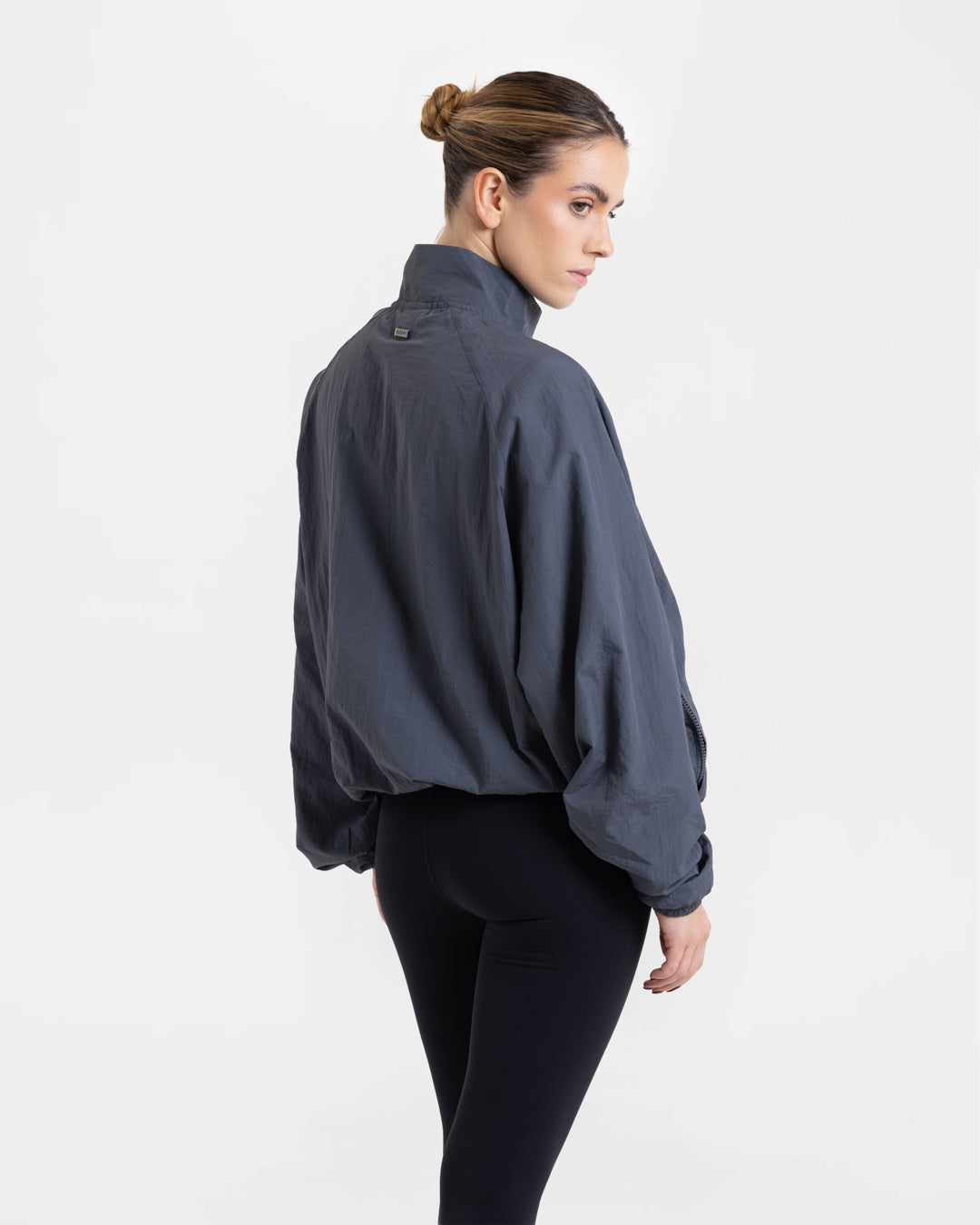 Saxton Track Jacket - Charcoal