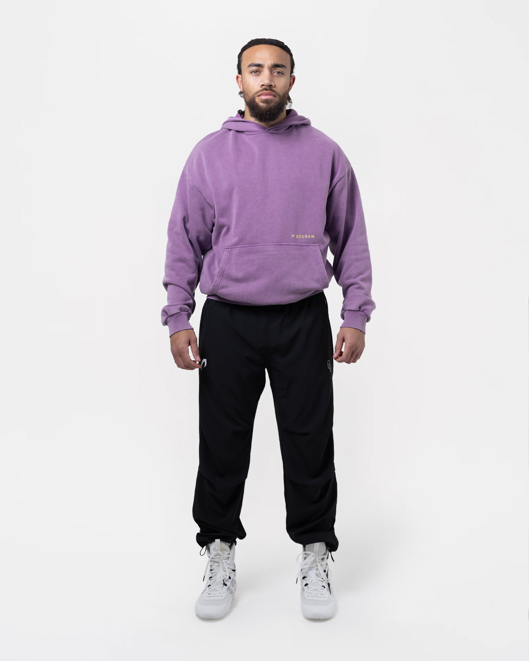 Sparring Club Oversized Hoodie - Washed Purple