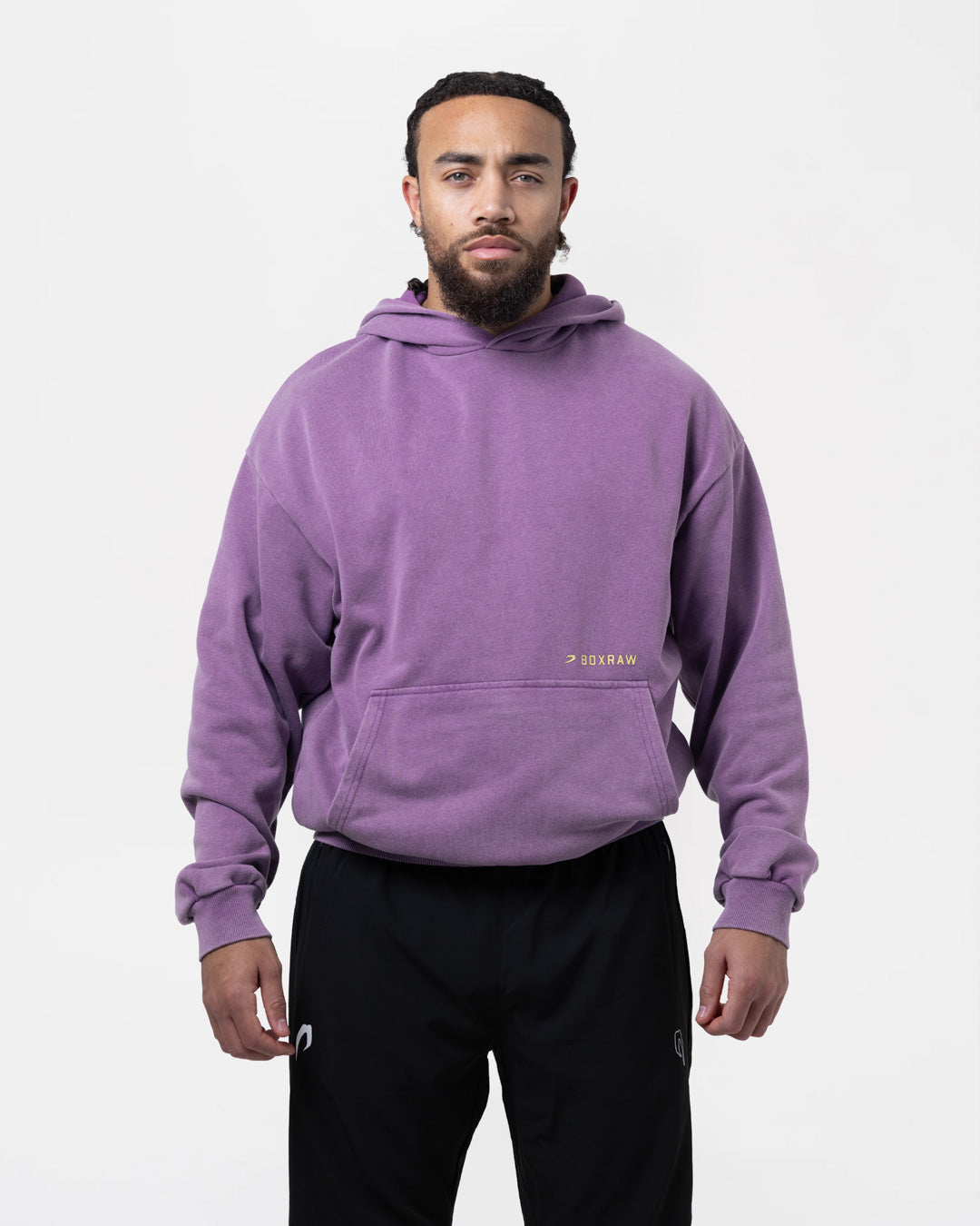 Sparring Club Oversized Hoodie - Washed Purple