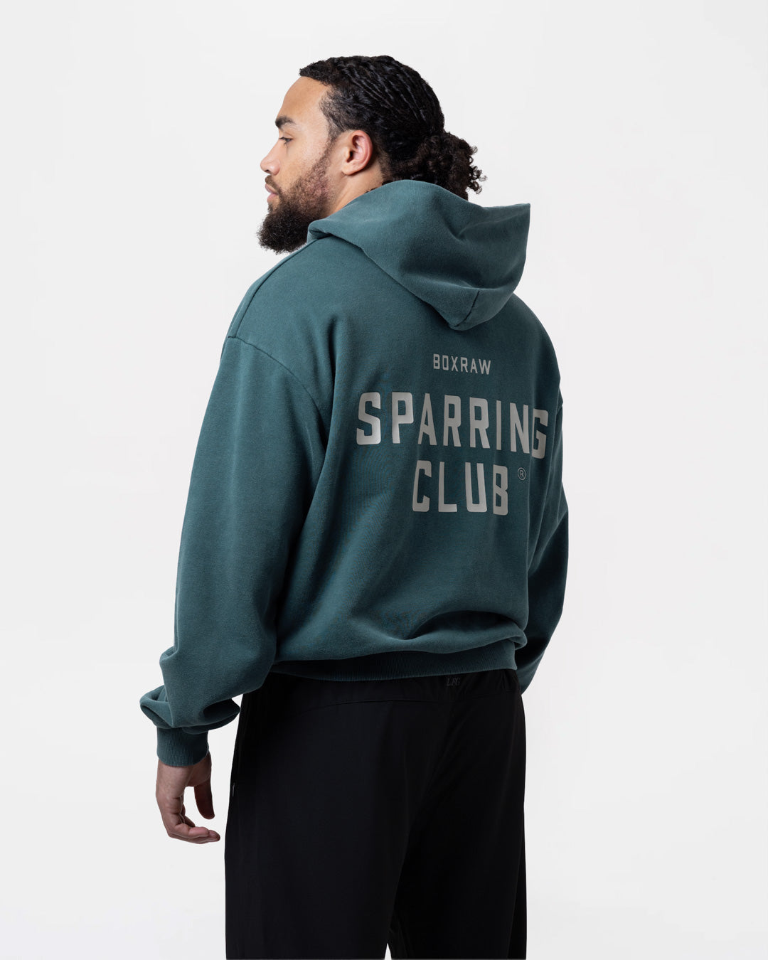 Sparring Club Oversized Hoodie - Washed Teal