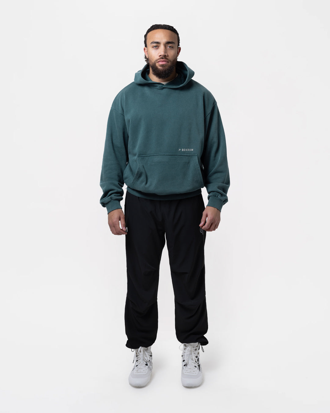 Sparring Club Oversized Hoodie - Washed Teal