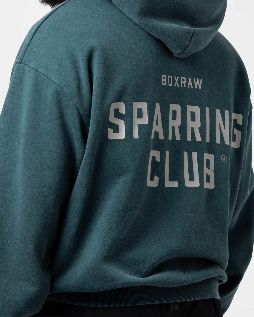 Sparring Club Oversized Hoodie - Washed Teal