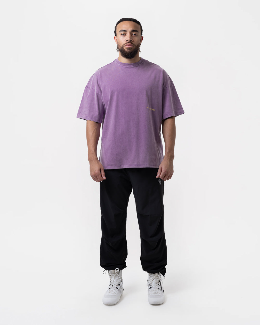 Sparring Club Oversized T-Shirt - Washed Purple
