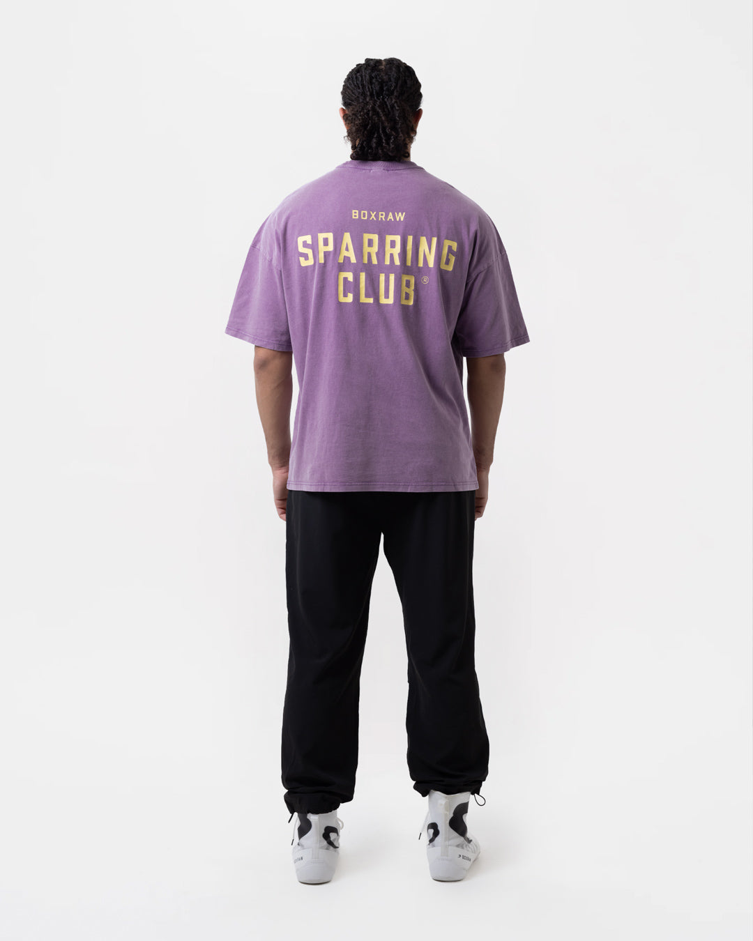 Sparring Club Oversized T-Shirt - Washed Purple