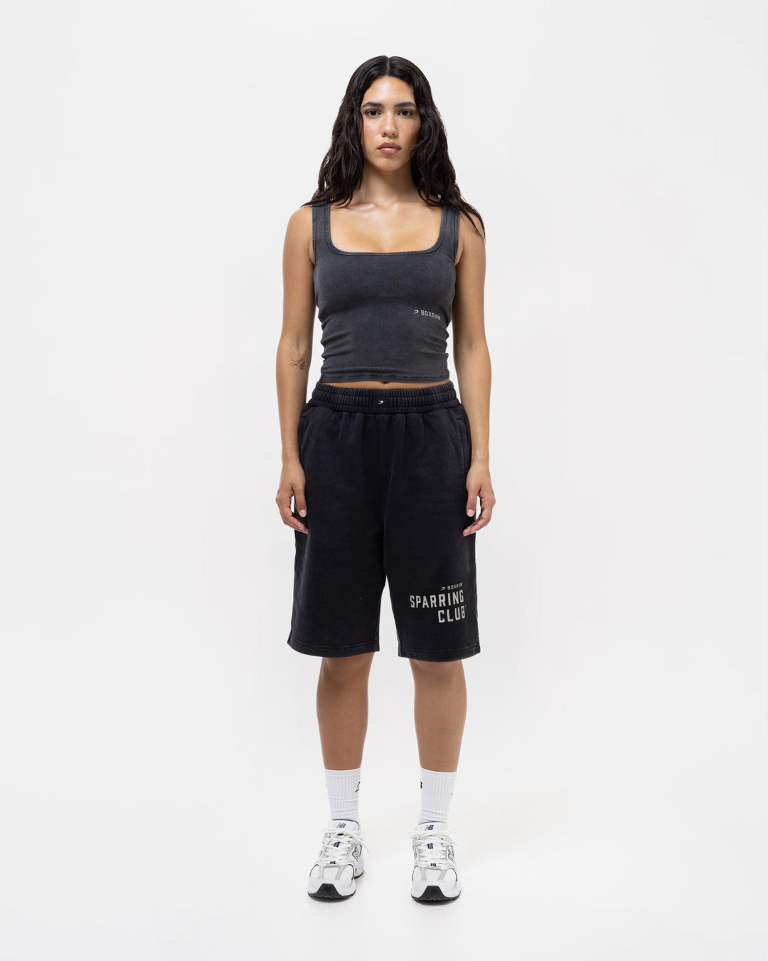 Sparring Club Ribbed Tank - Washed Black