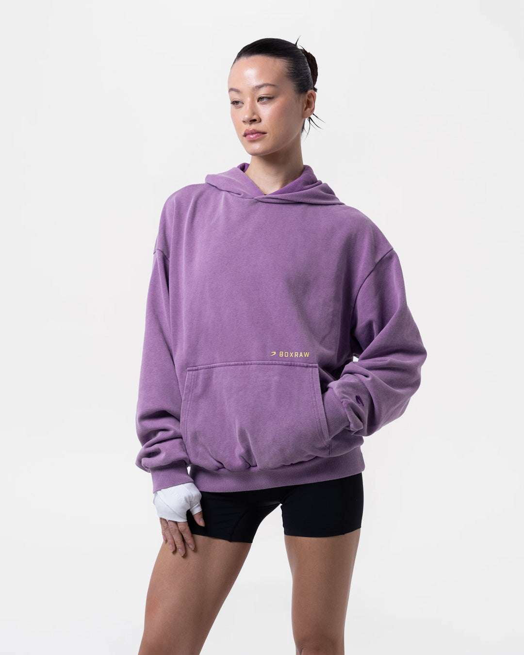 Sparring Club Oversized Hoodie - Washed Purple