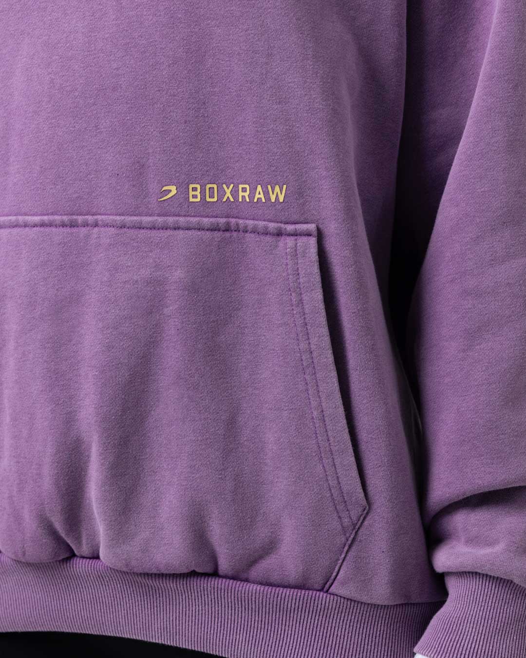 Sparring Club Oversized Hoodie - Washed Purple