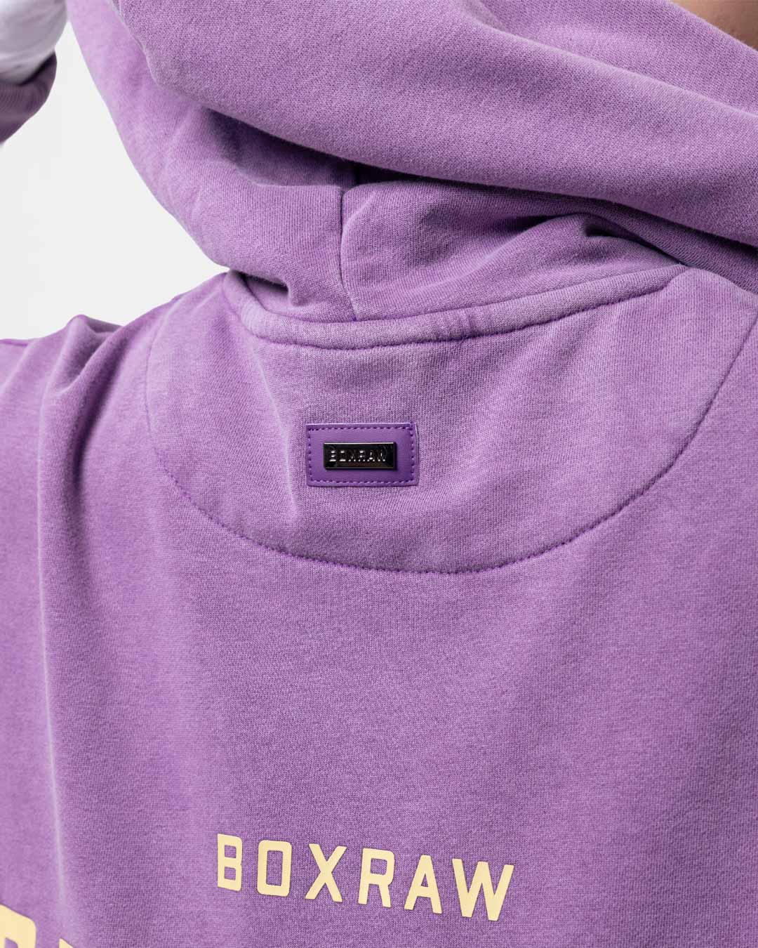 Sparring Club Oversized Hoodie - Washed Purple