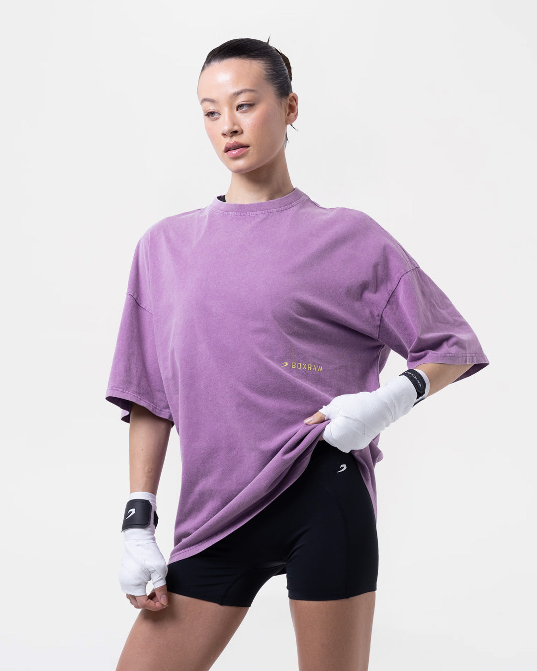 Sparring Club Oversized T-Shirt - Washed Purple