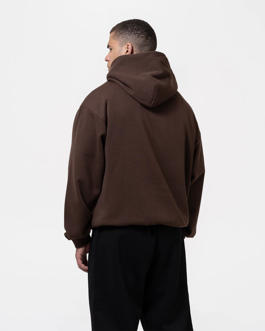Strike Oversized Hoodie - Brown