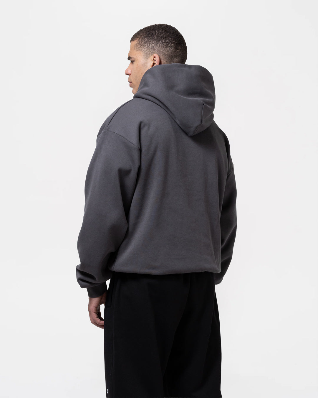 Strike Oversized Hoodie - Charcoal
