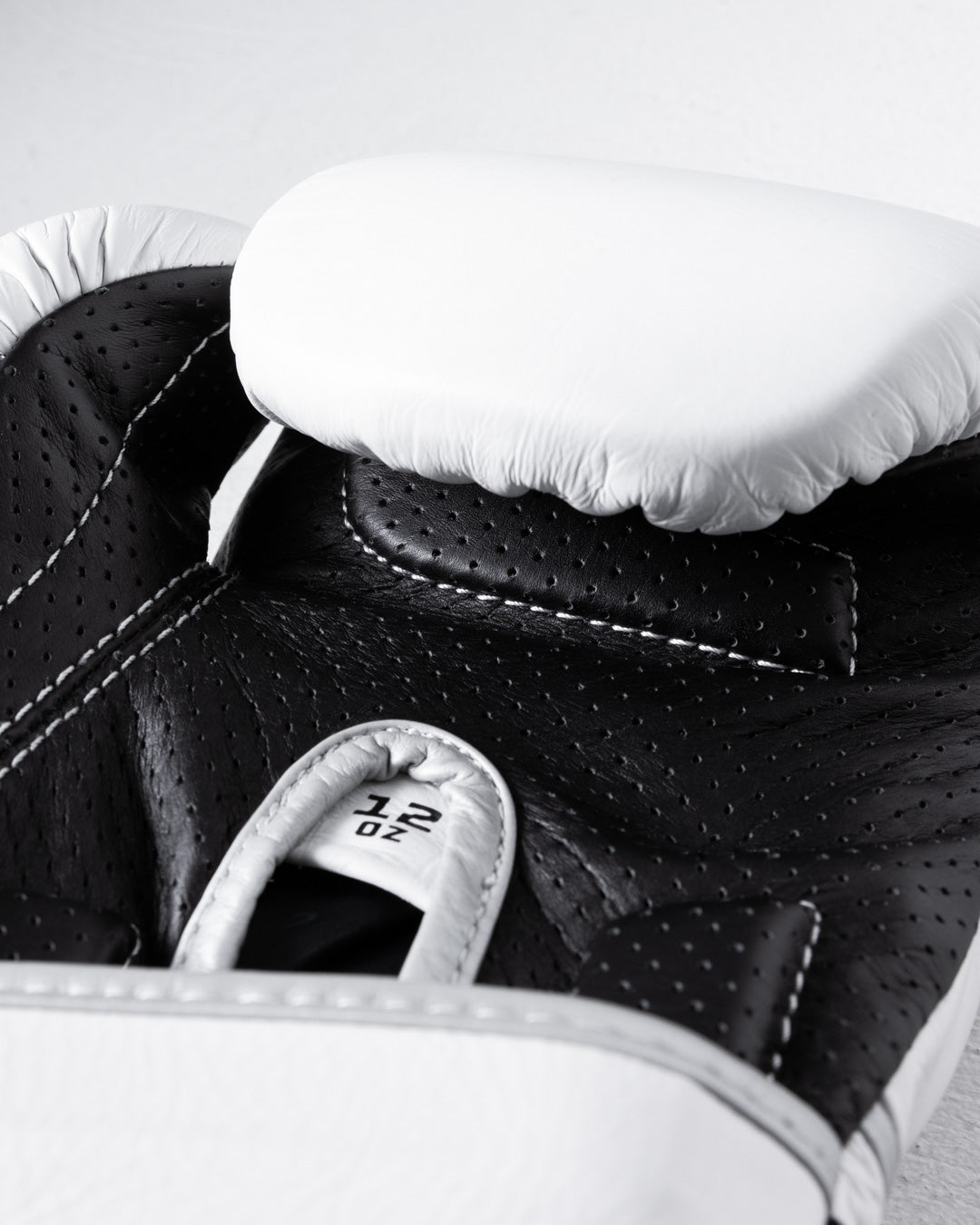 Strike-One Twin Strap Boxing Gloves - White/Black