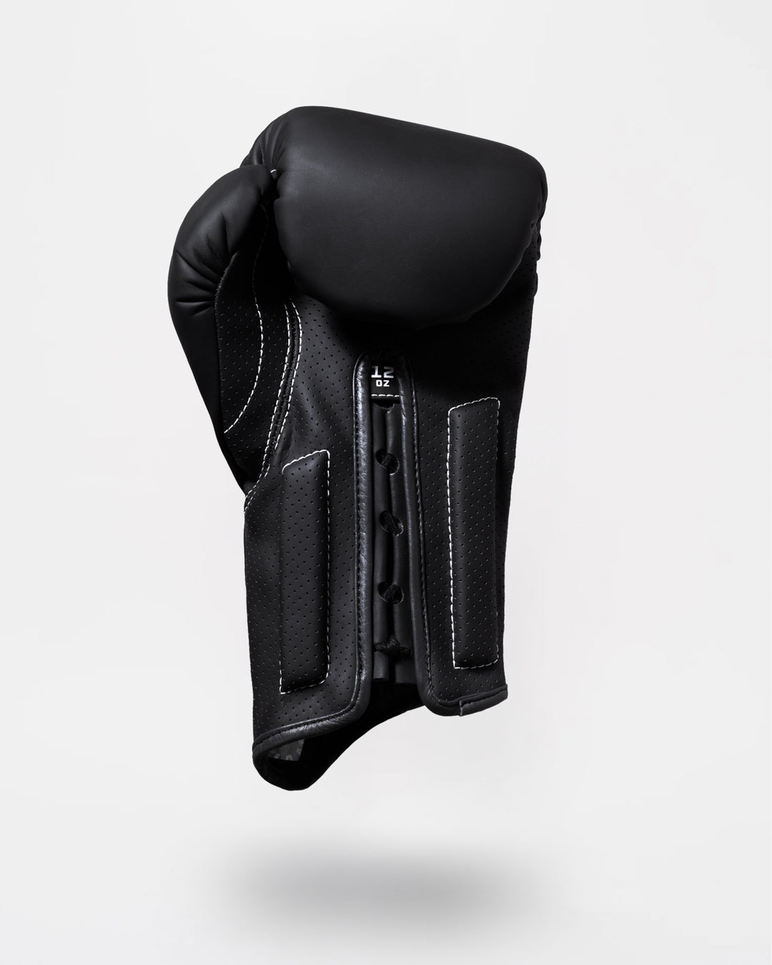 Strike-Three Lace Boxing Gloves - Black/Charcoal