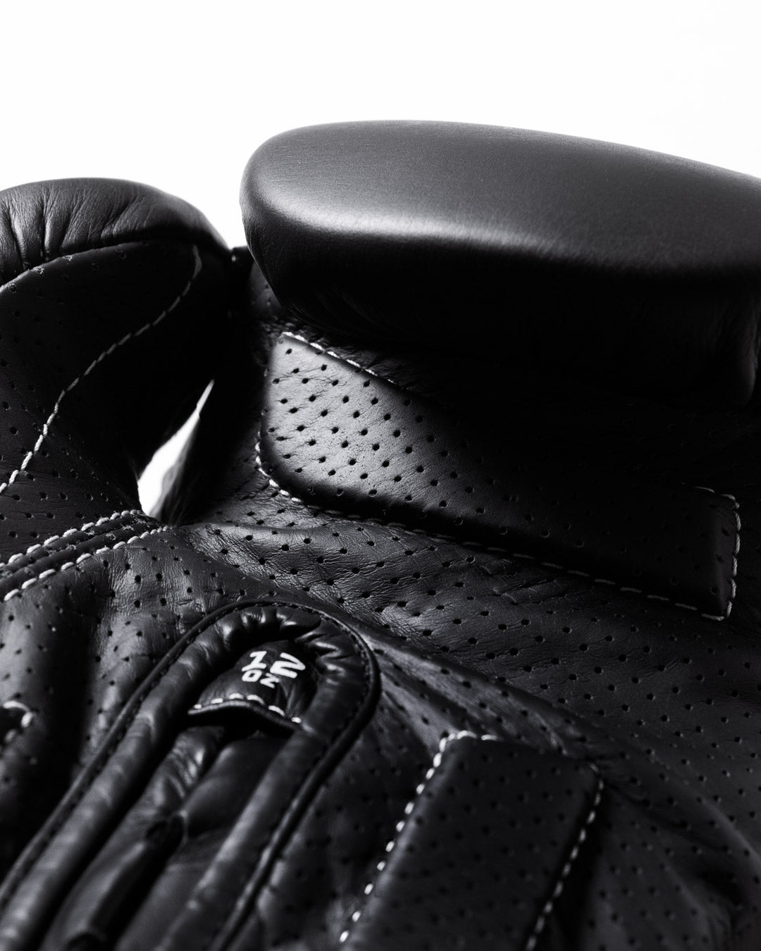 Strike-Three Lace Boxing Gloves - Black/Charcoal