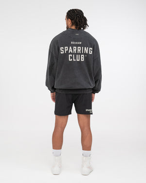 Sparring Club Oversized Sweatshirt - Washed Black