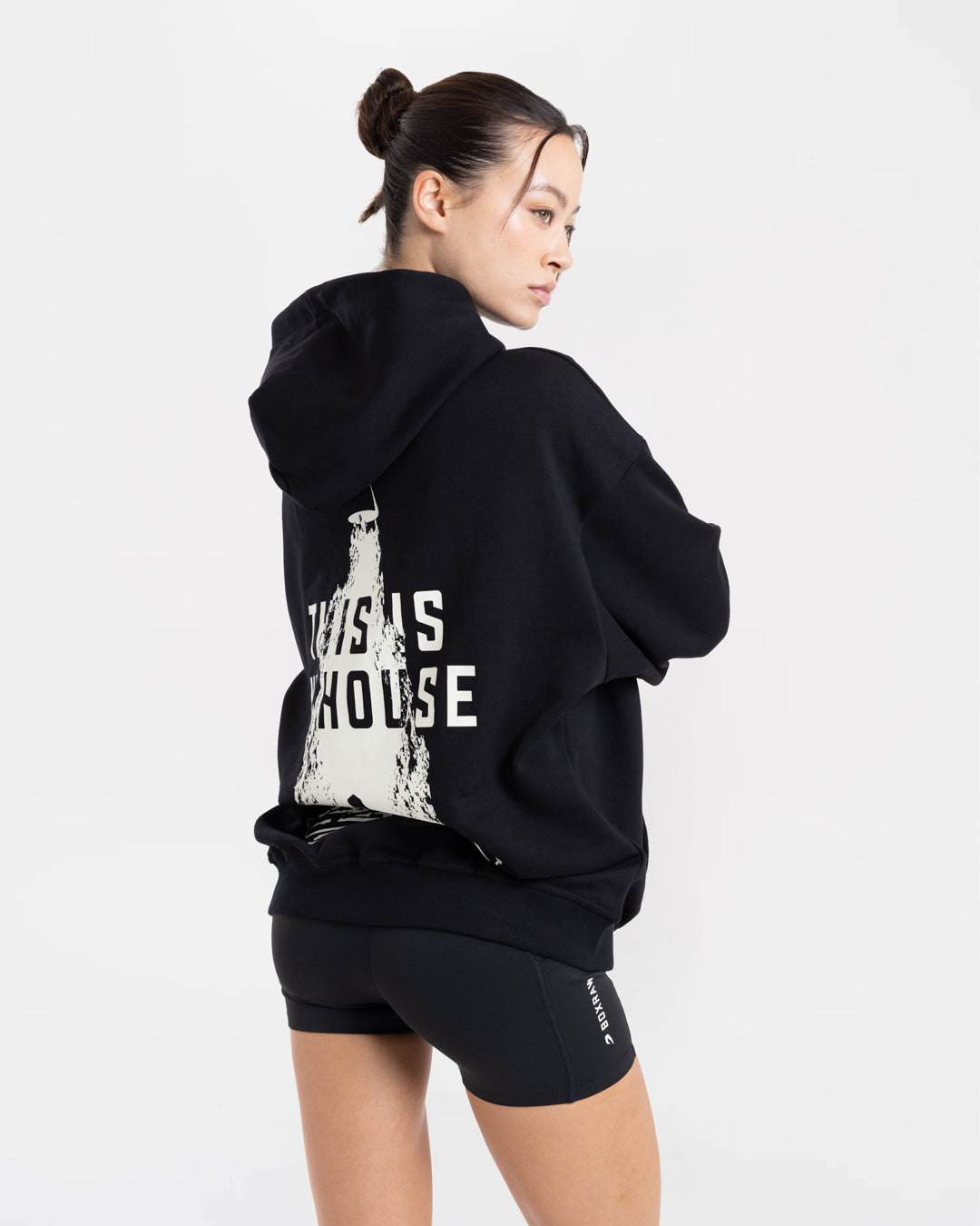 This Is My House Oversized Hoodie - Black