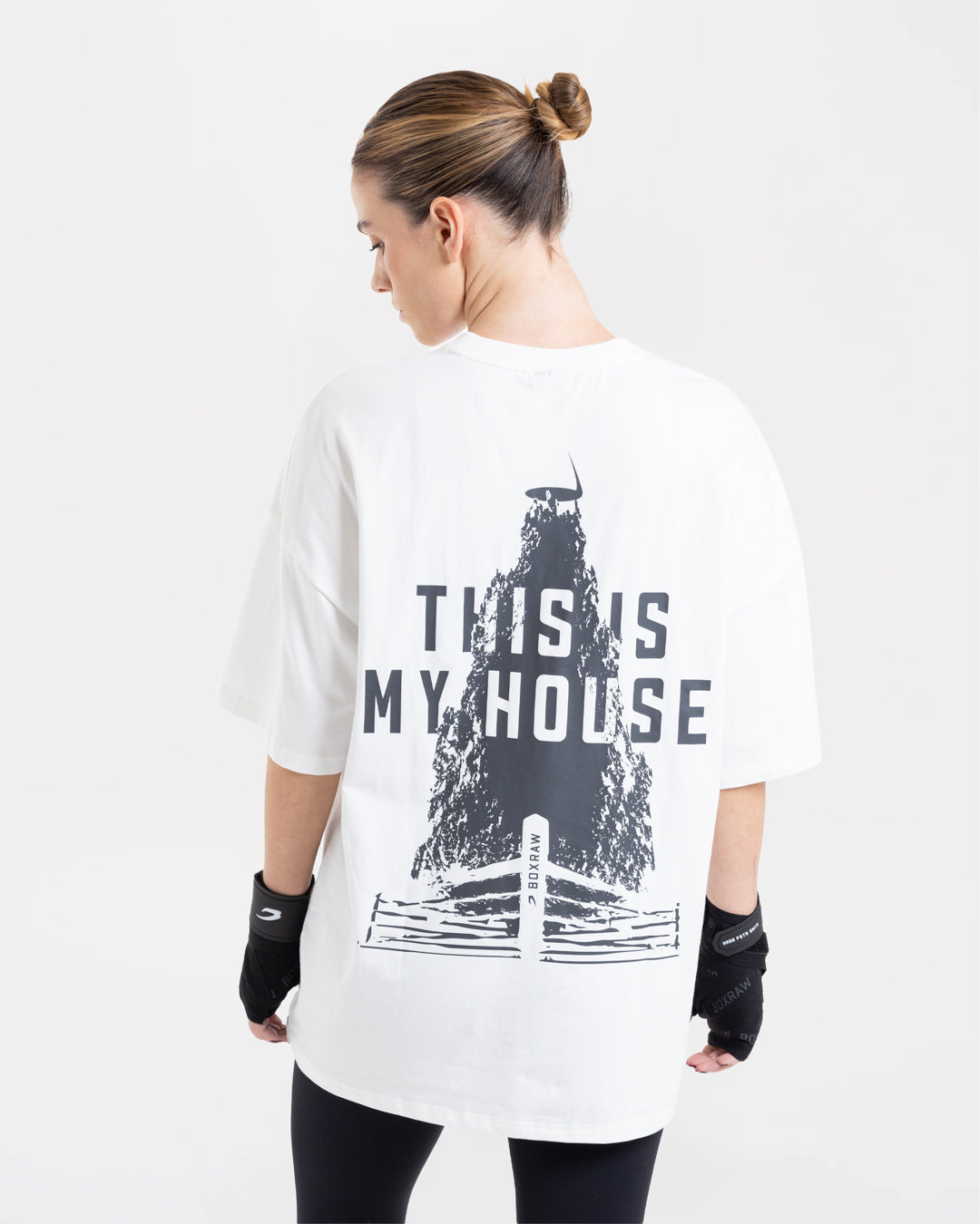 This Is My House Oversized T-Shirt - White