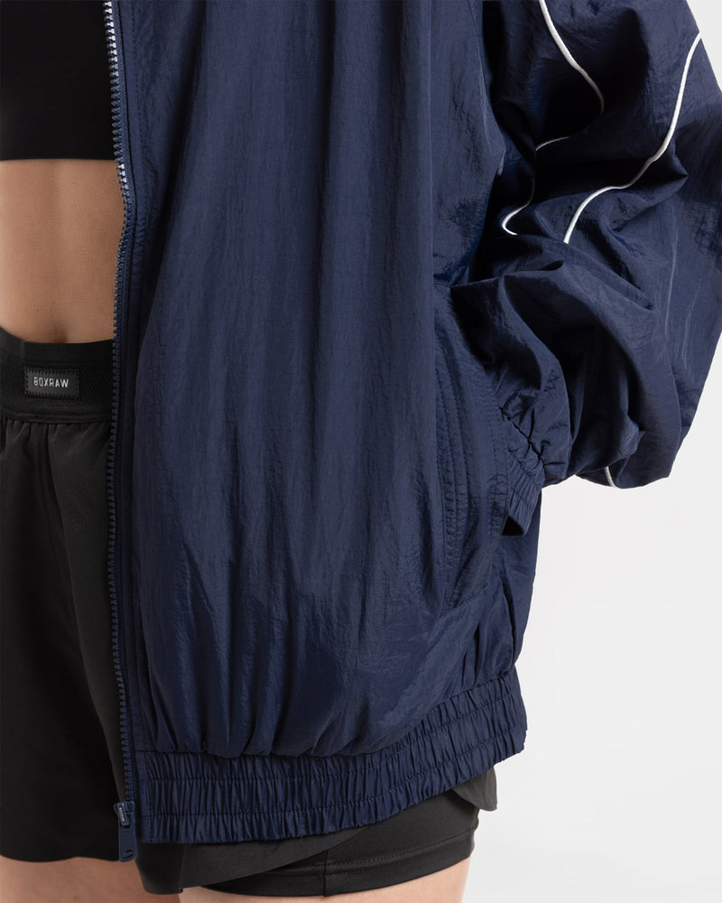 Women's Tunero Track Jacket - Navy | BOXRAW