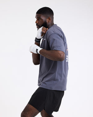 We Don't Play Boxing Oversized T-Shirt - Charcoal