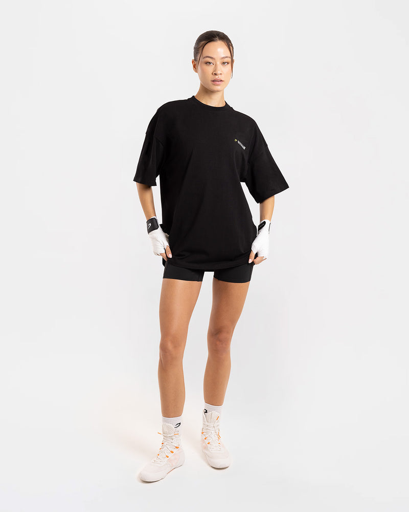 We Don't Play Boxing Oversized T-Shirt - Black/Yellow