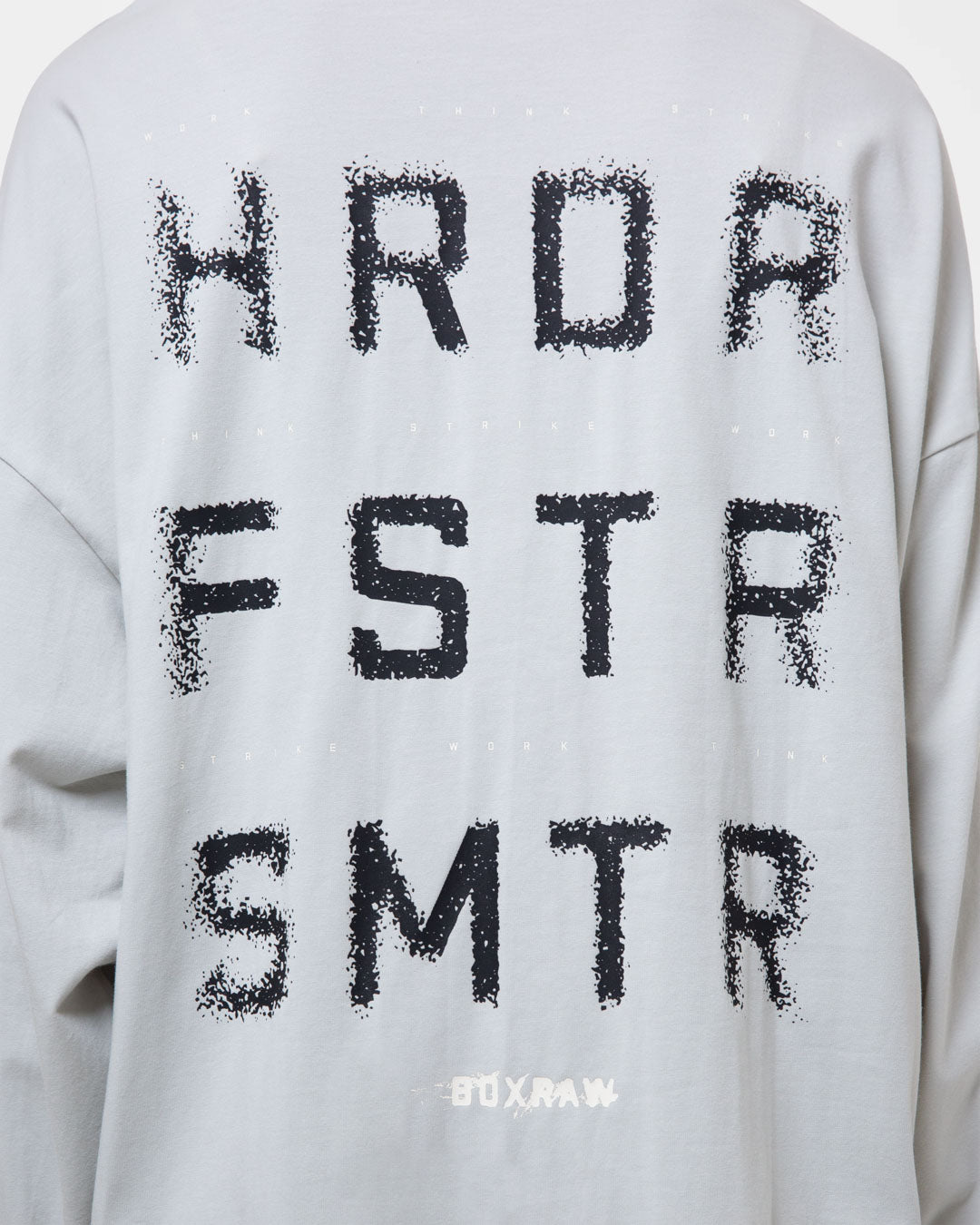 HRDR FSTR SMTR Oversized Long Sleeve T-Shirt - Slate