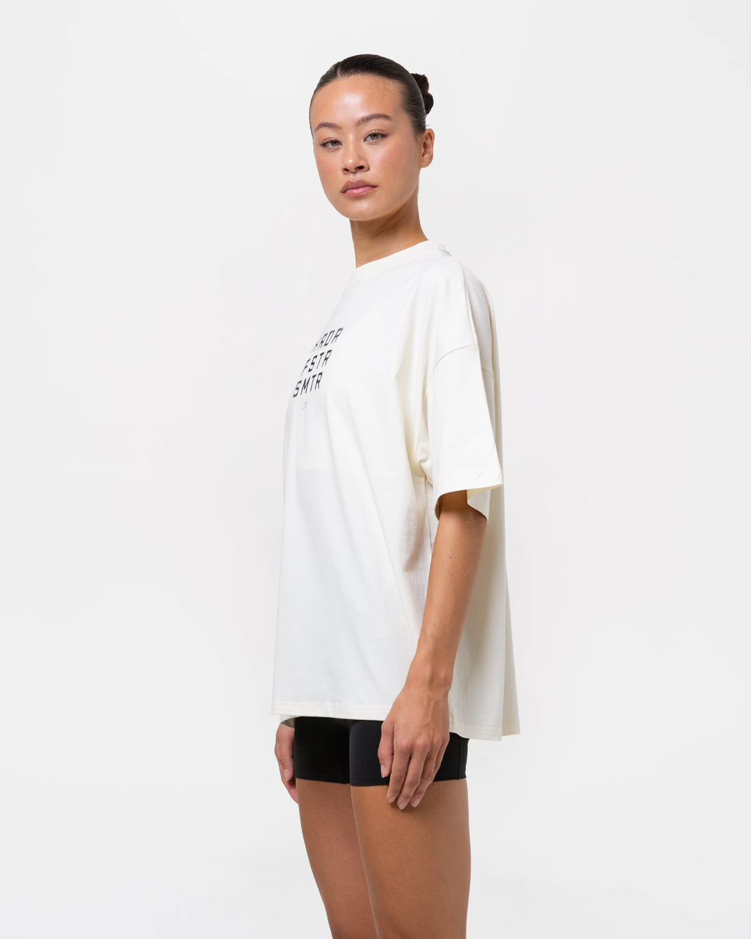 HRDR FSTR SMTR Oversized T-Shirt - Ivory