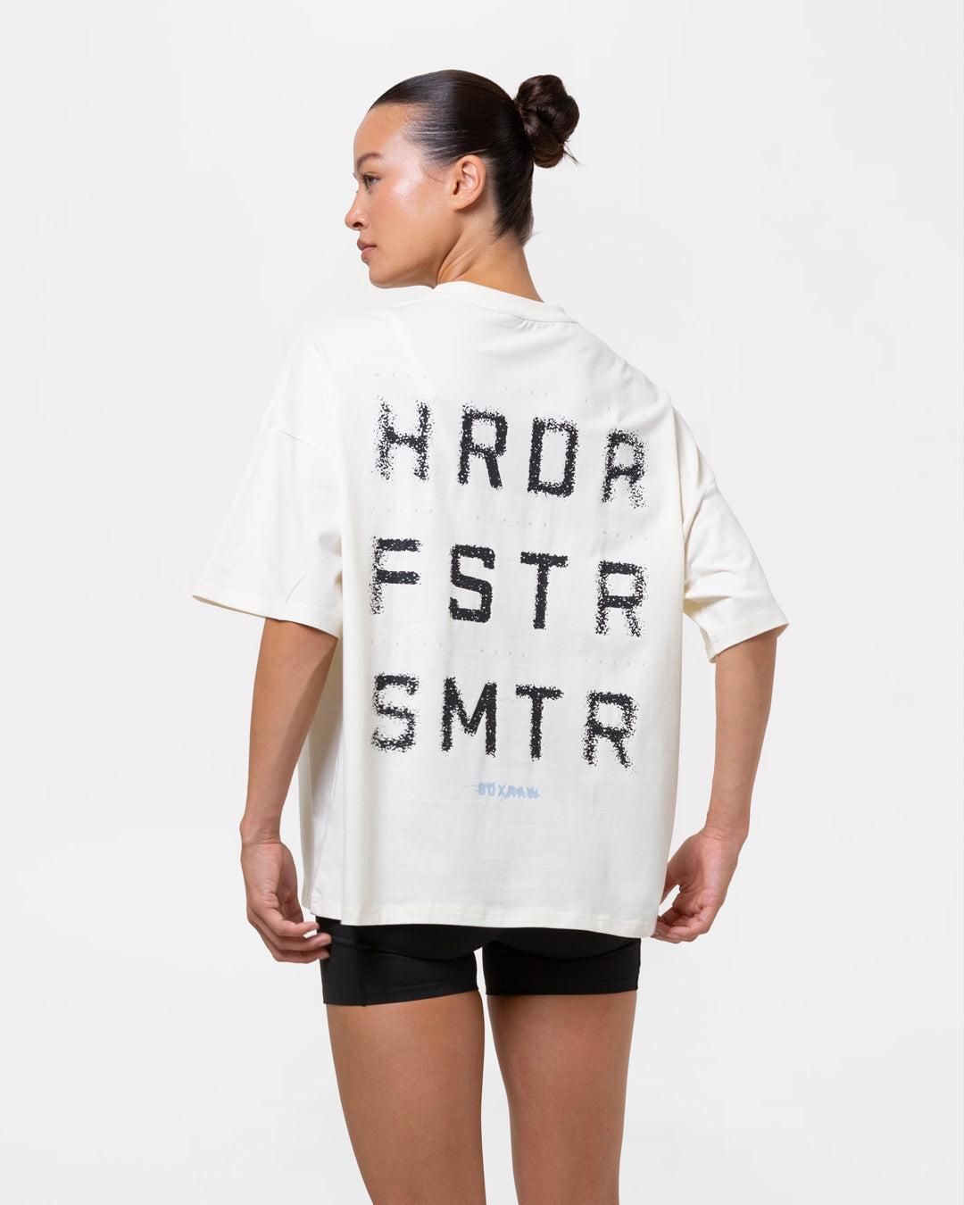 HRDR FSTR SMTR Oversized T-Shirt - Ivory