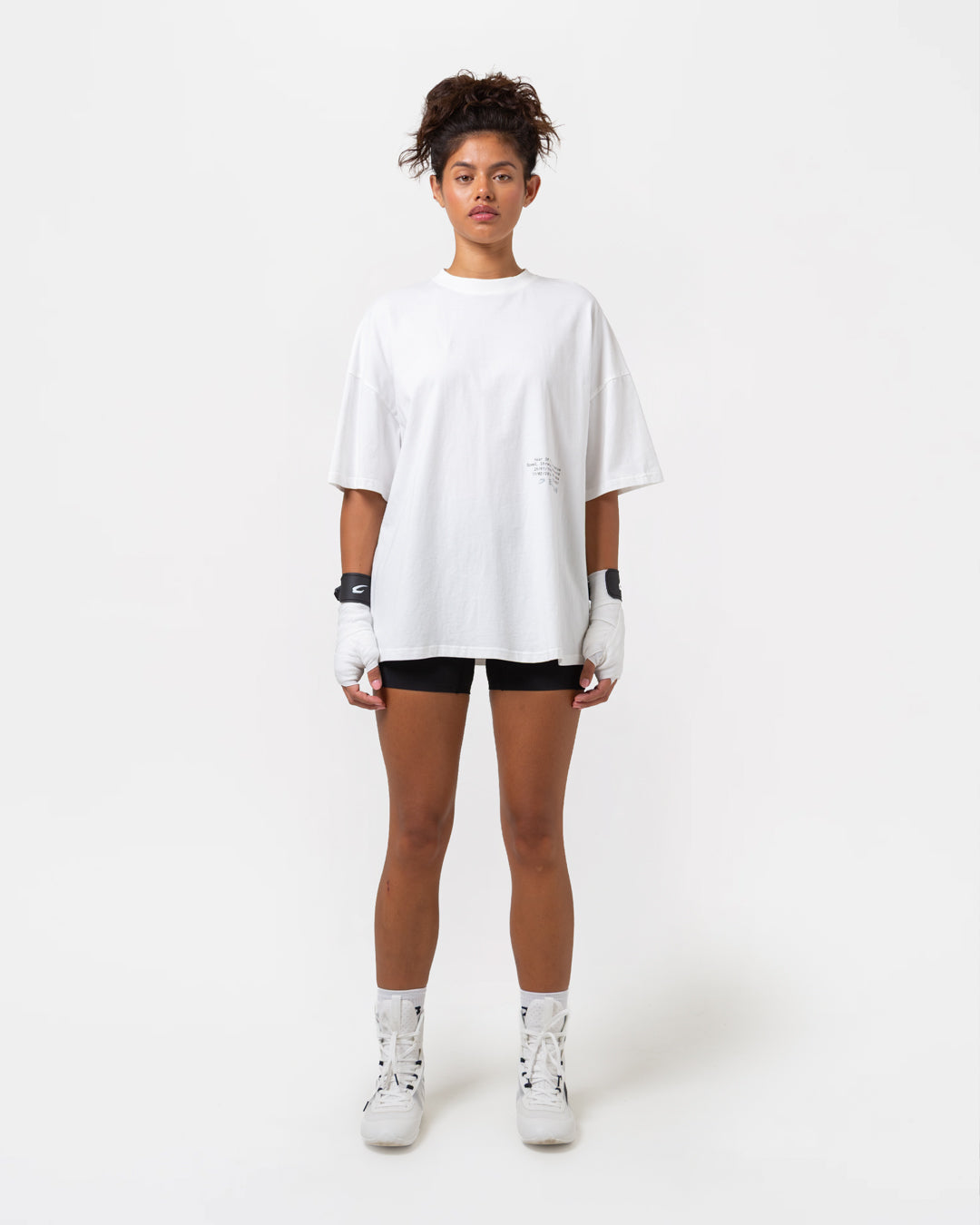 Sparring Club Fire Horse Oversized T-Shirt - Washed Ivory