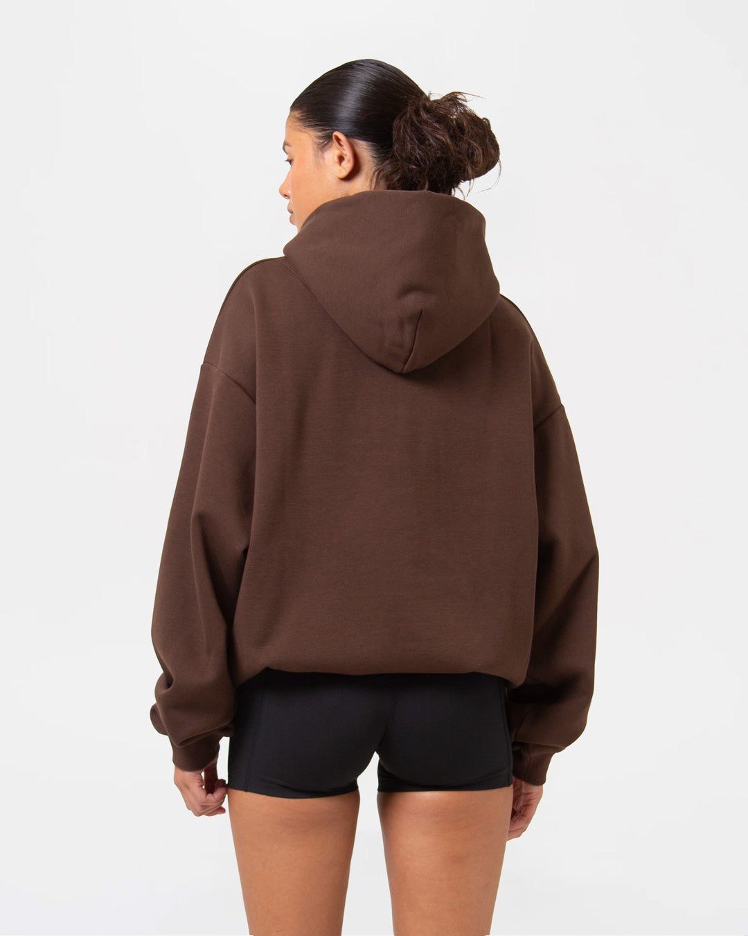 Strike Oversized Hoodie - Brown