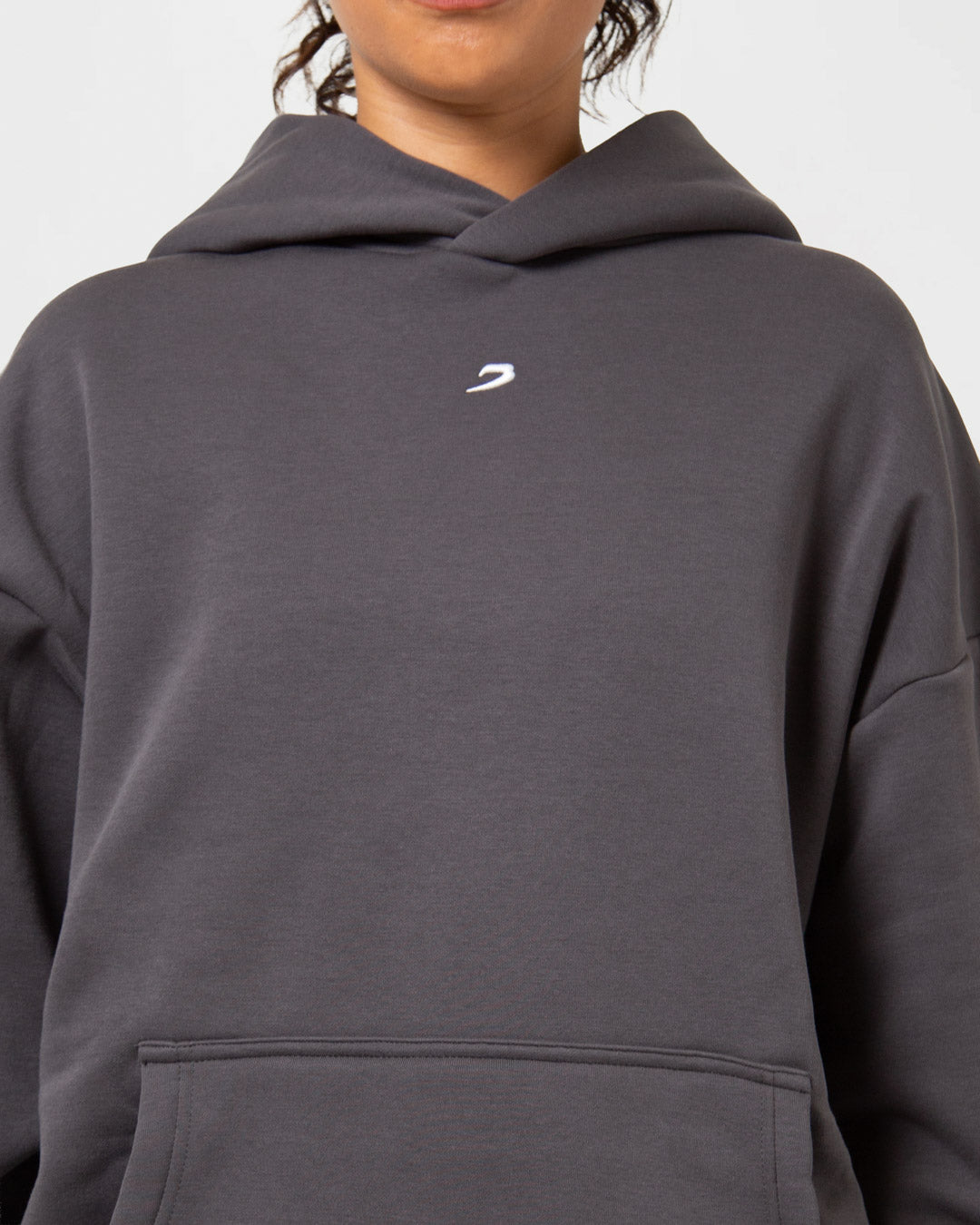 Strike Oversized Hoodie - Charcoal