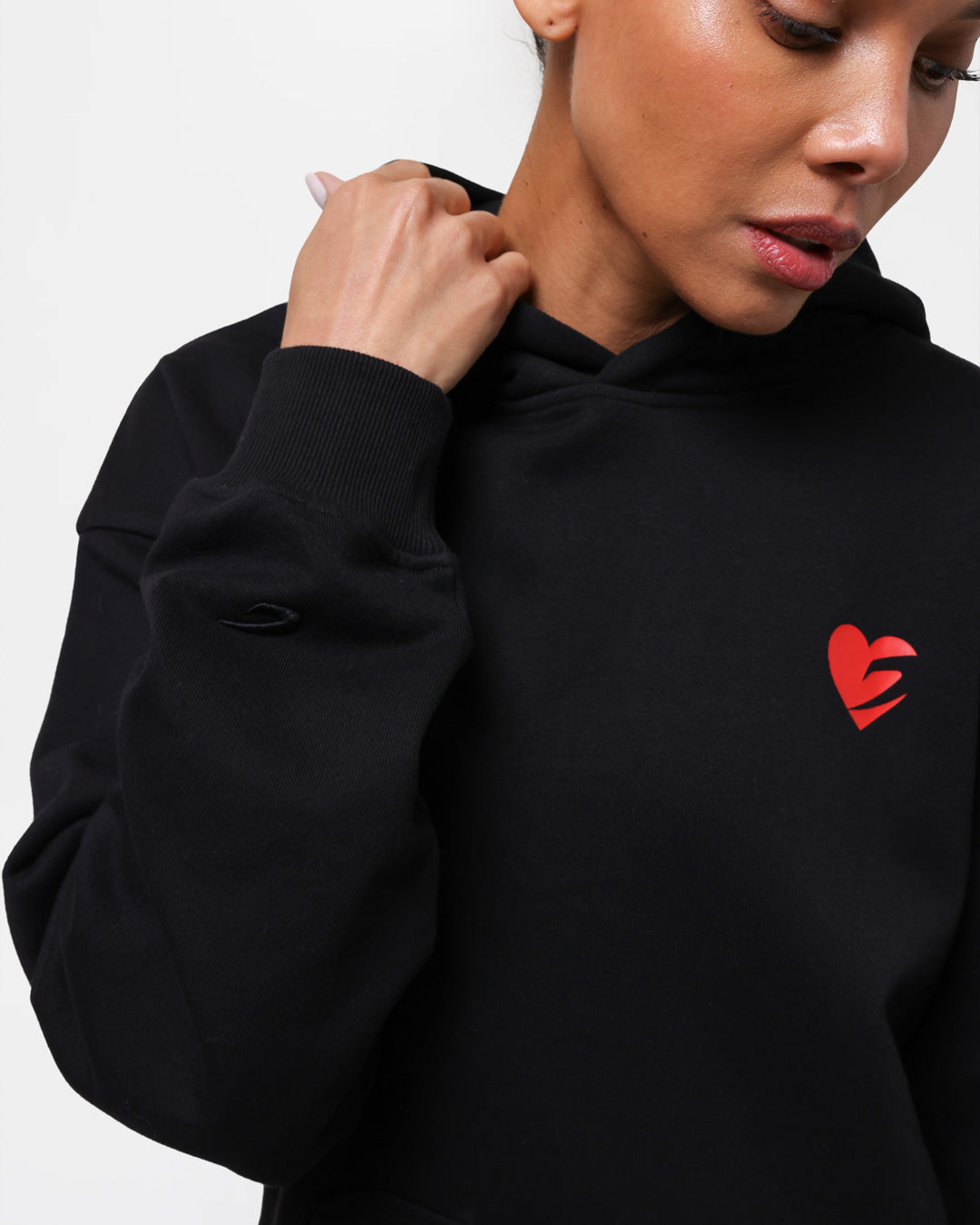 Boxing is Love Oversized Hoodie - Black