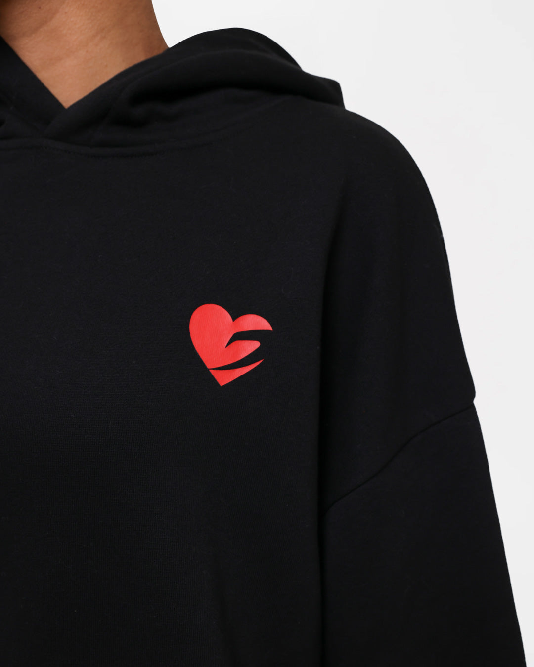 Boxing is Love Oversized Hoodie - Black