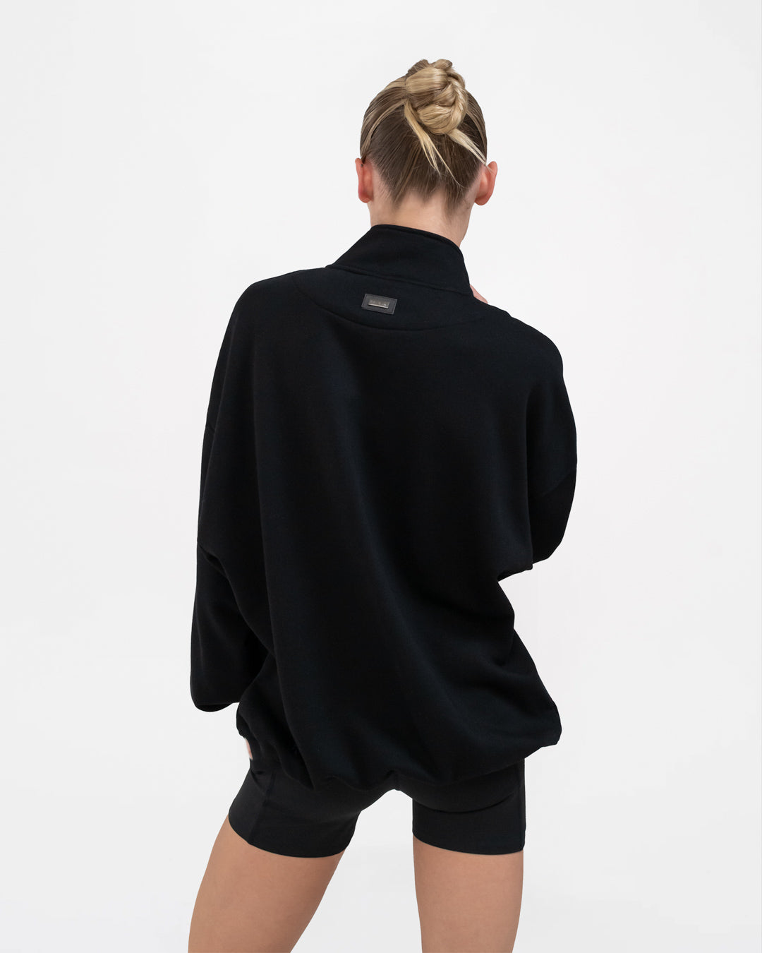 East Street 1/4 Zip - Black