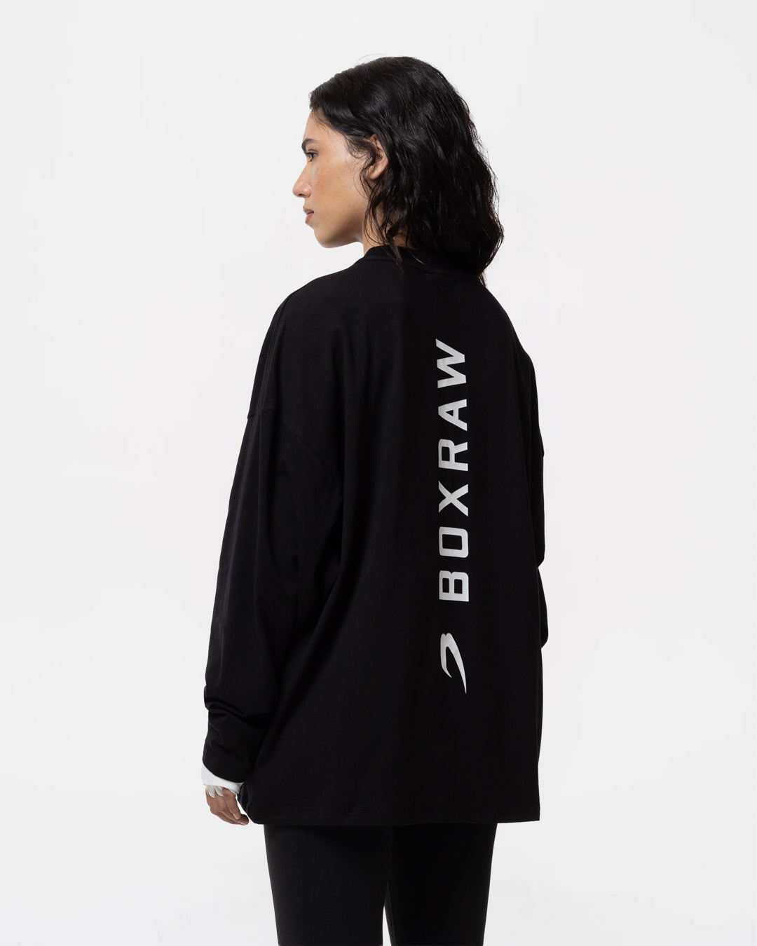 Lineal Long Sleeve T-Shirt - Black