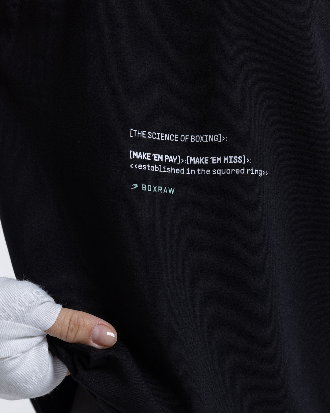 Make 'Em Miss Oversized T-Shirt - Black
