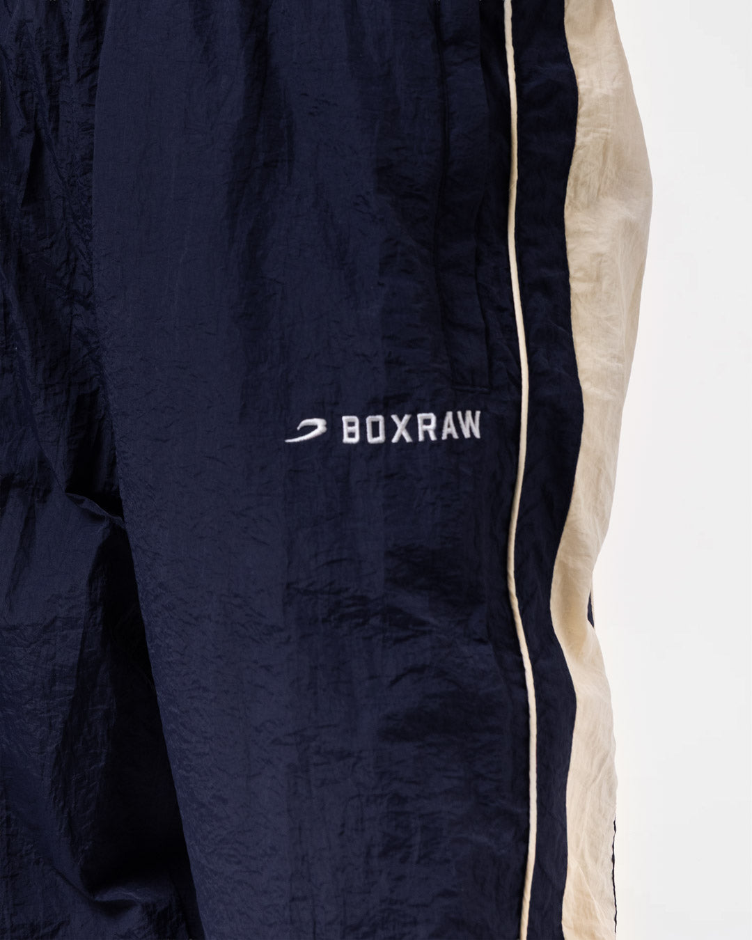 Nell Track Bottoms - Navy/Cream