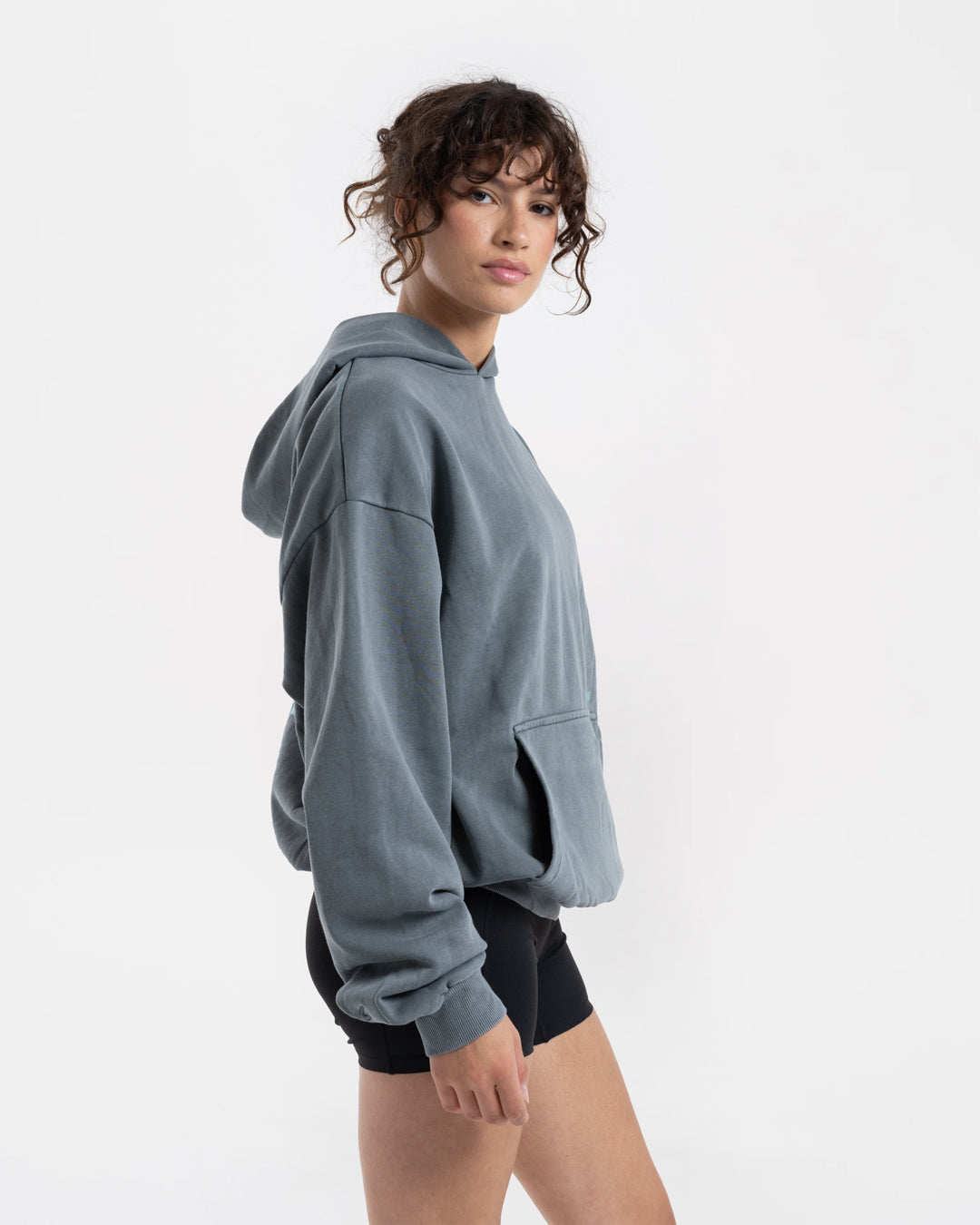 Sparring Club Oversized Hoodie - Washed Charcoal