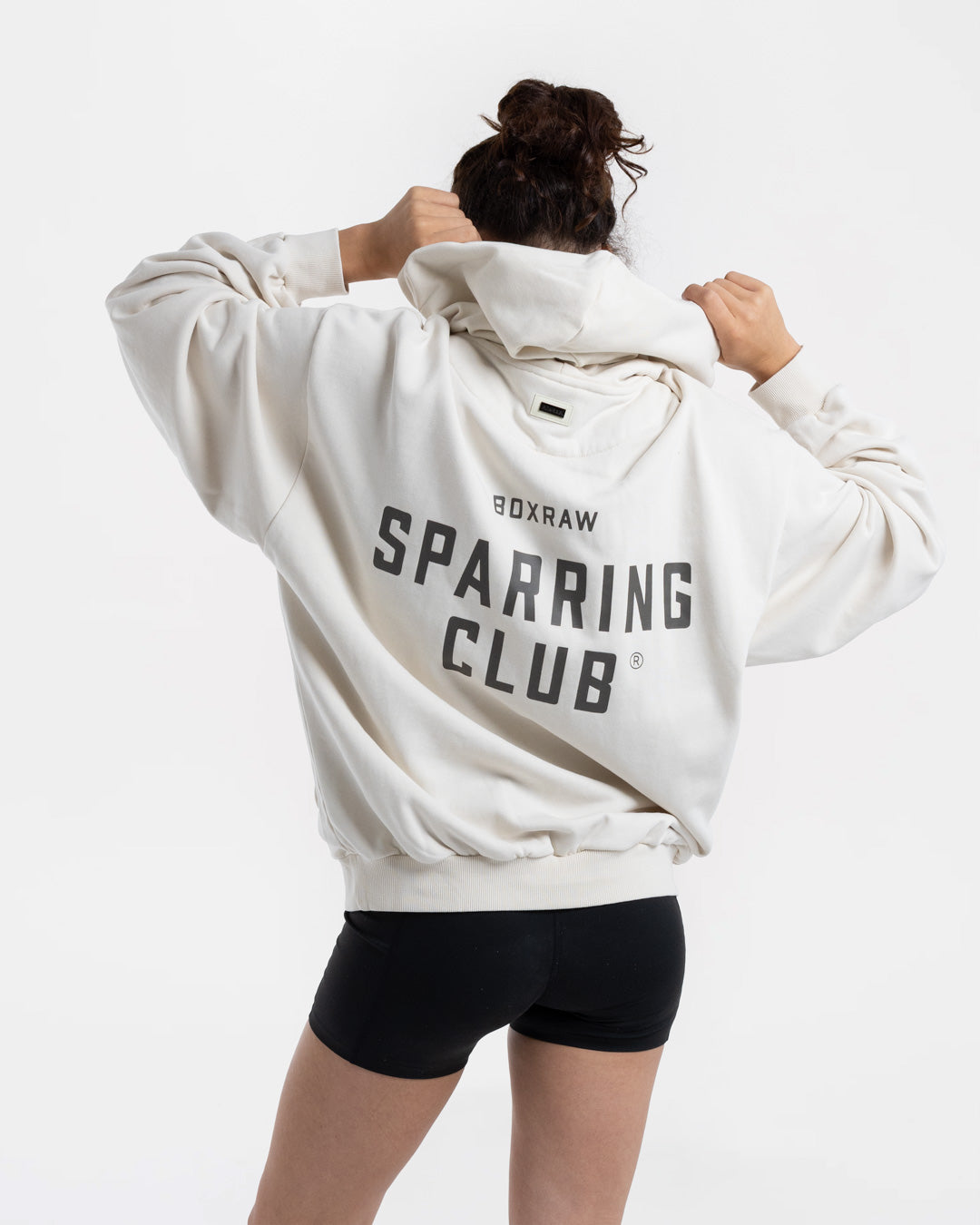 Sparring Club Oversized Hoodie - Washed Beige