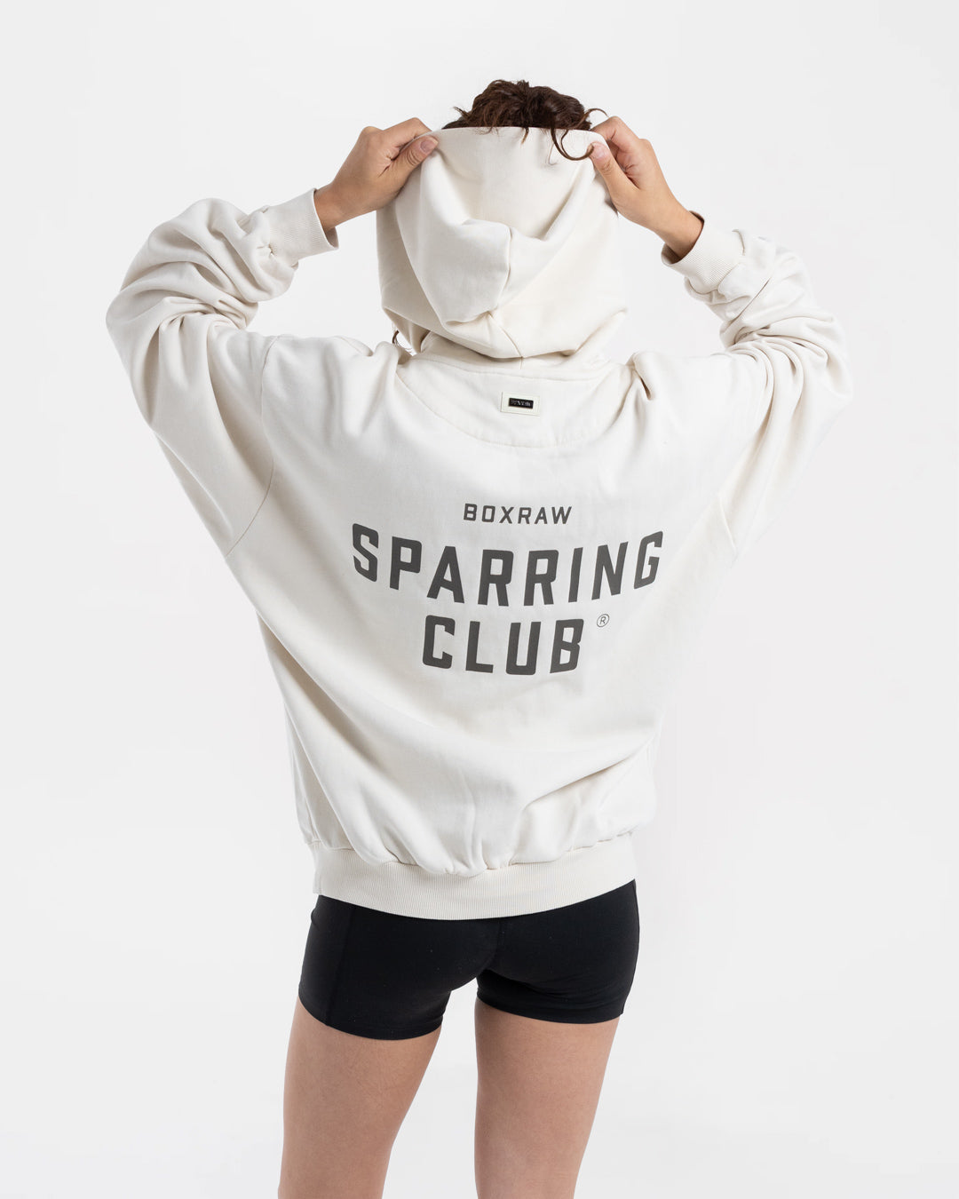 Sparring Club Oversized Hoodie - Washed Beige