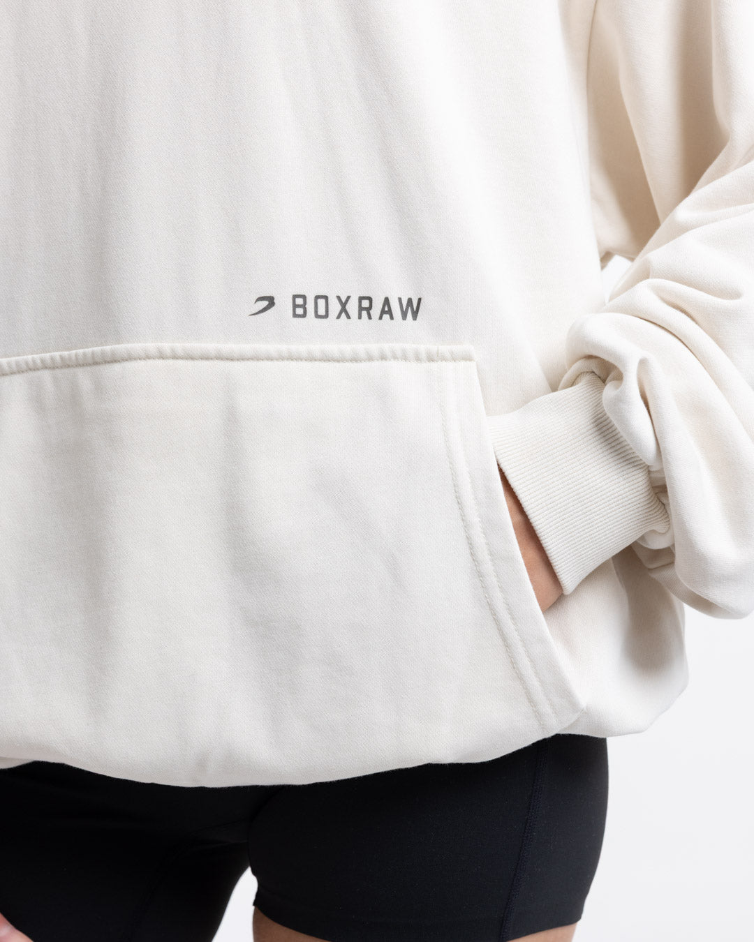 Sparring Club Oversized Hoodie - Washed Beige