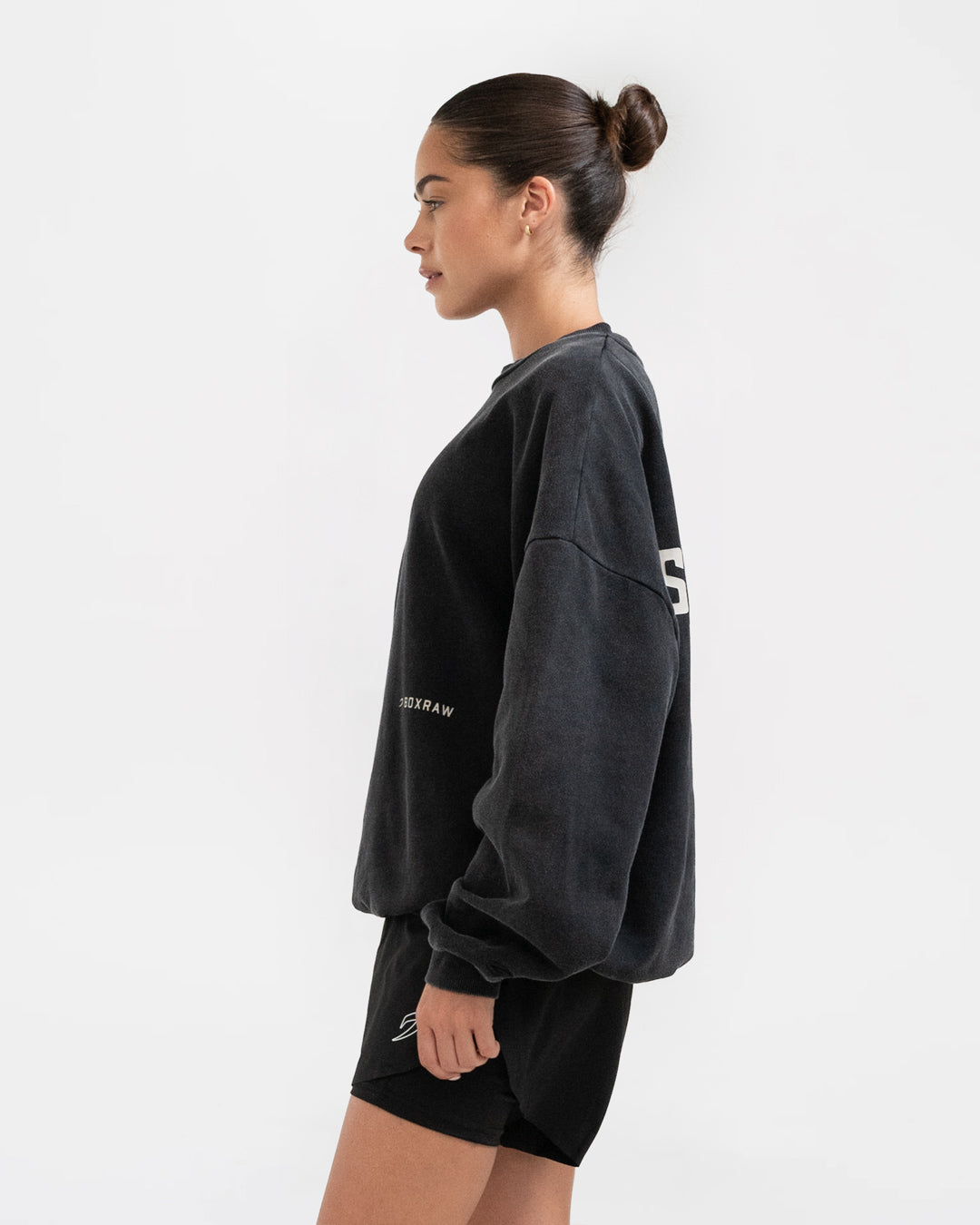 Sparring Club Oversized Sweatshirt - Washed Black