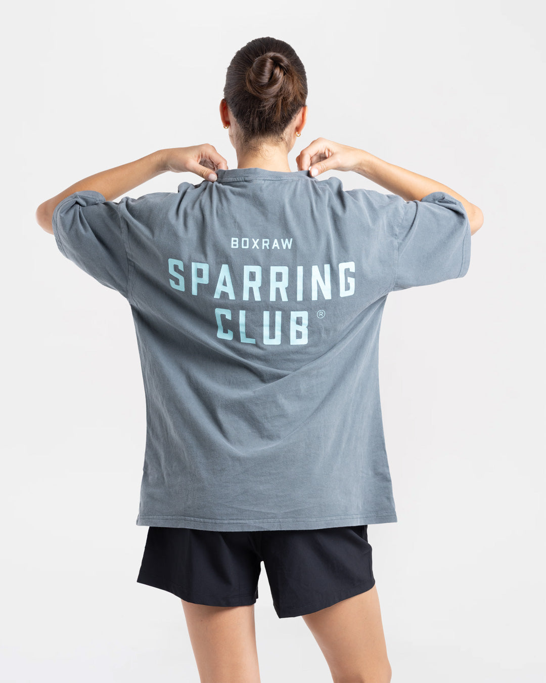Sparring Club Oversized T-Shirt - Washed Charcoal