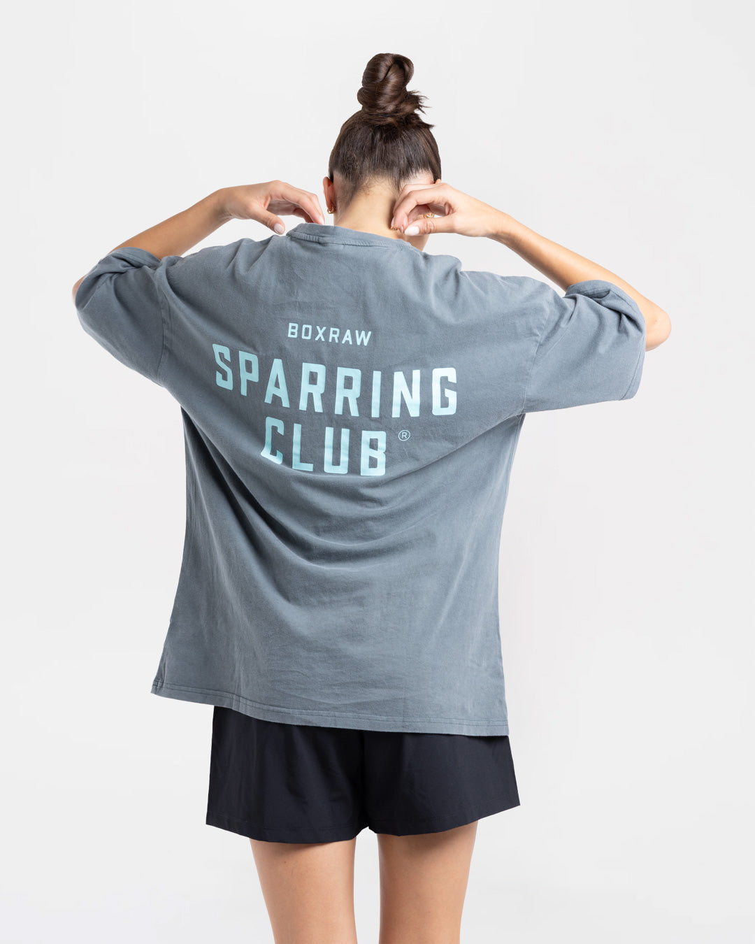 Sparring Club Oversized T-Shirt - Washed Charcoal