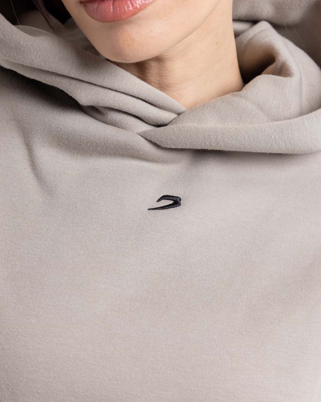 Strike Oversized Hoodie - Stone