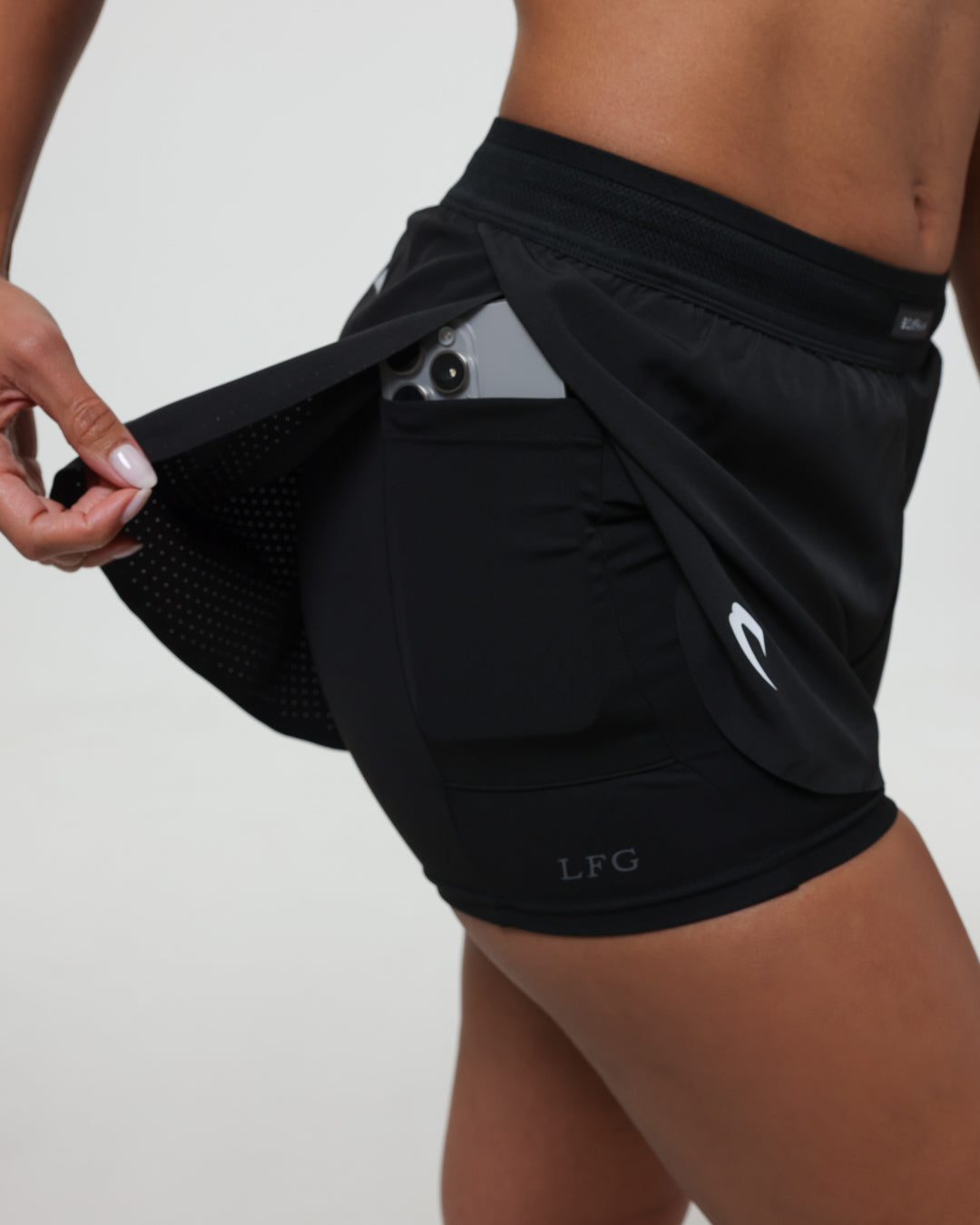 Tunero 2-in-1 Shorts - Black