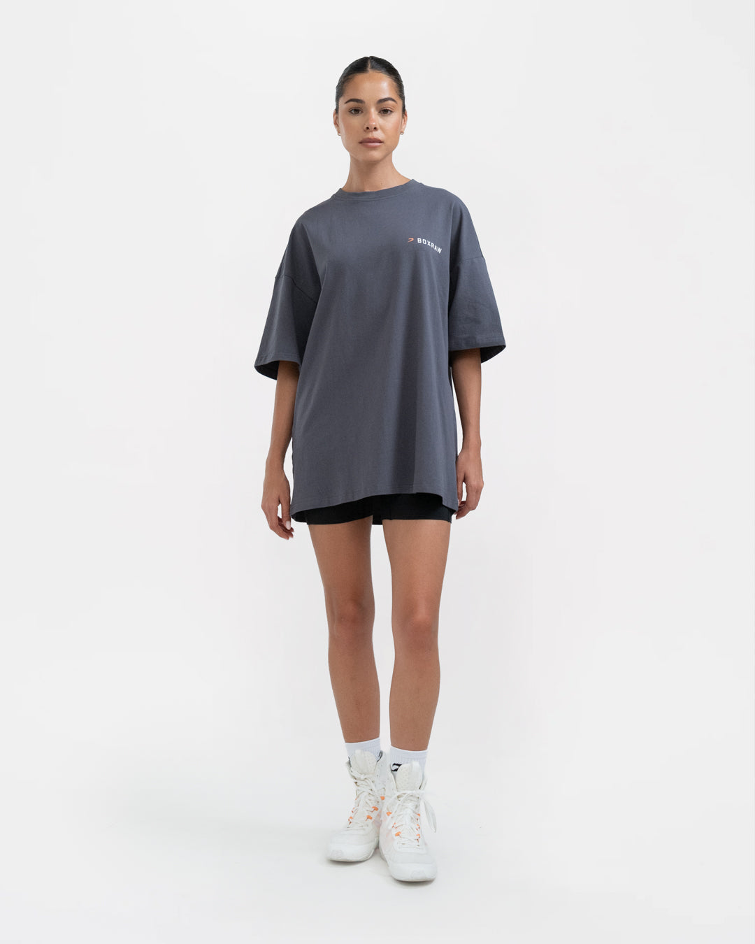 We Don't Play Boxing Oversized T-Shirt - Charcoal